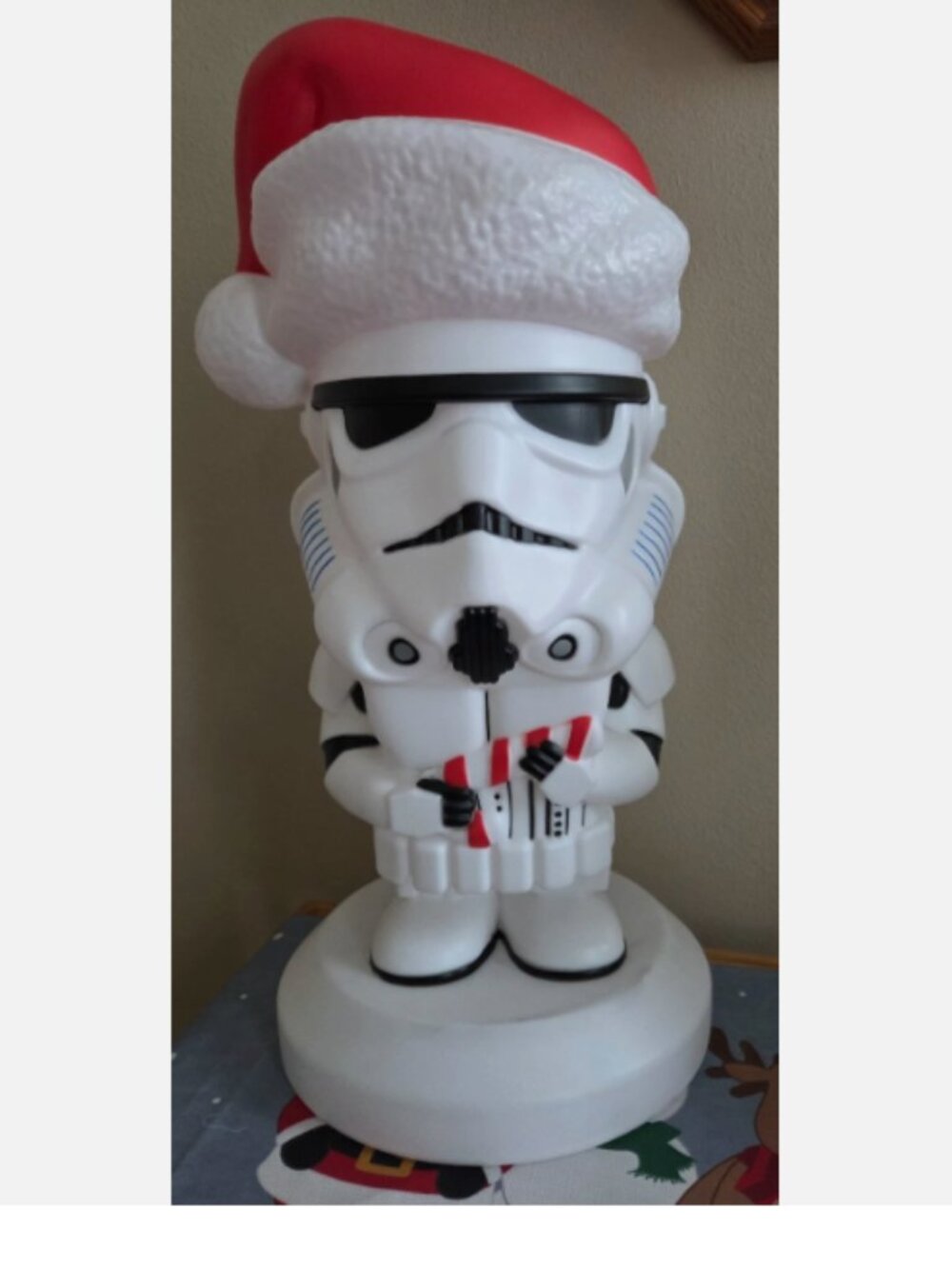 Disney Star Wars Storm Trooper 2' Christmas Lighted Blow Mold LED Holiday White